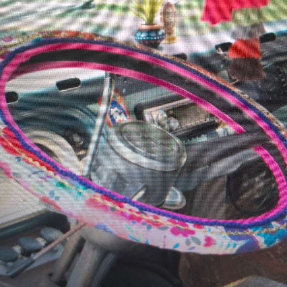 Steering wheel cover